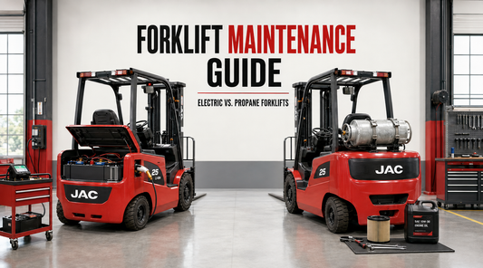 Forklift Maintenance Guide: Electric vs. Propane Forklifts
