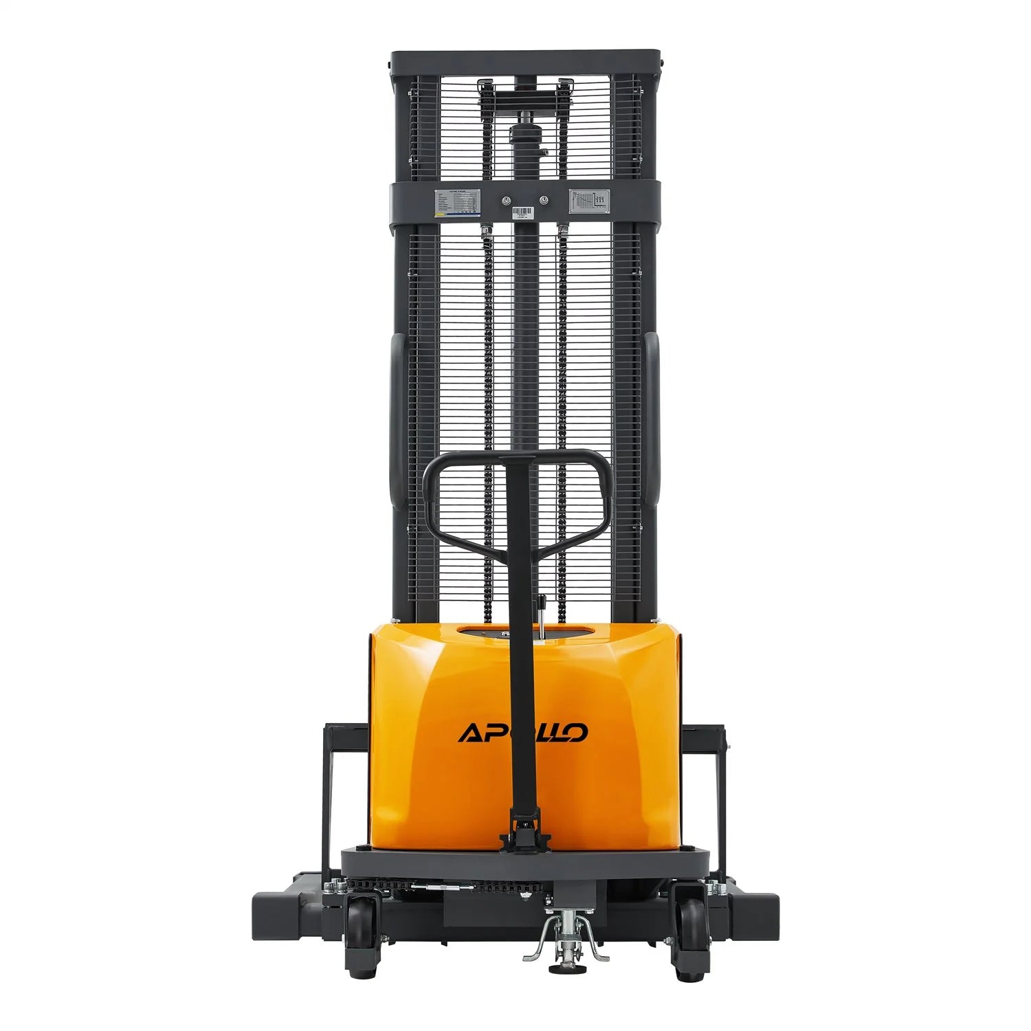 Semi-Electric Straddle Stacker A-3012 (3,300 lb) 118" Lift Height