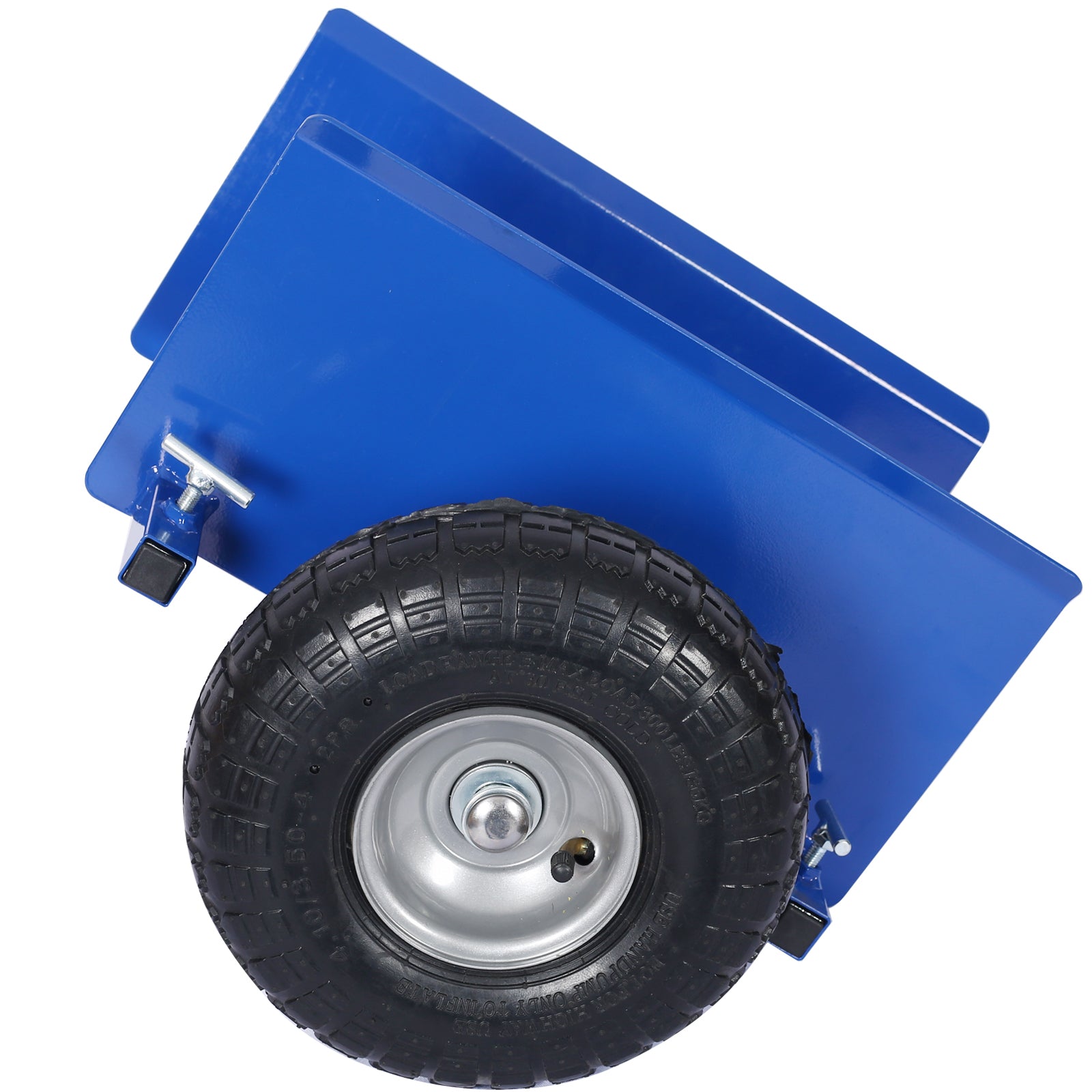 600lb Panel Dolly , 10in. Pneumatic Wheels ,blue