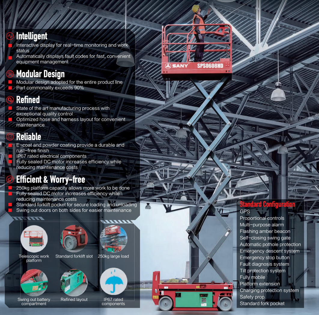 SPS0608HD Scissor Lift
