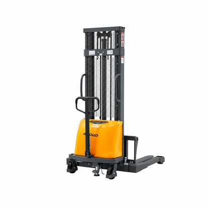 Semi-Electric Straddle Stacker A-3012 (3,300 lb) 118" Lift Height