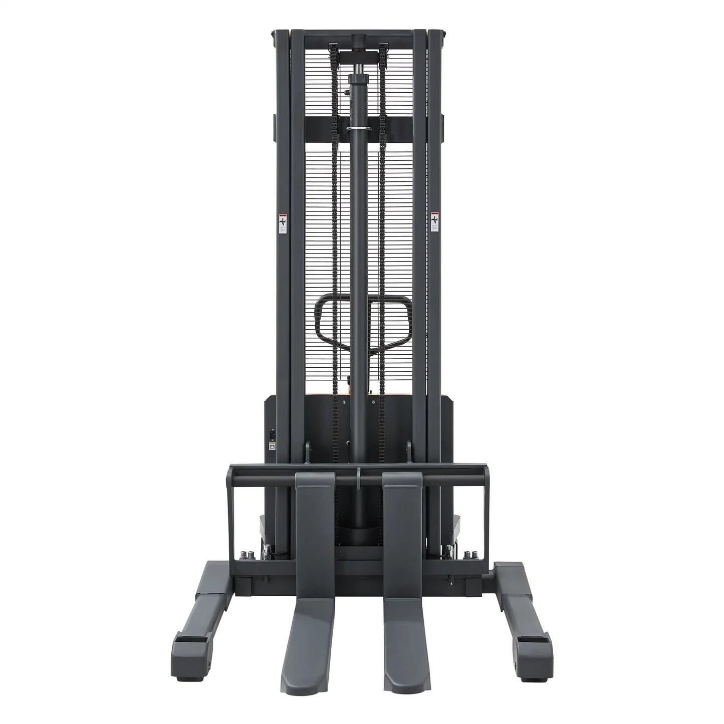 Semi-Electric Straddle Stacker A-3012 (3,300 lb) 118" Lift Height