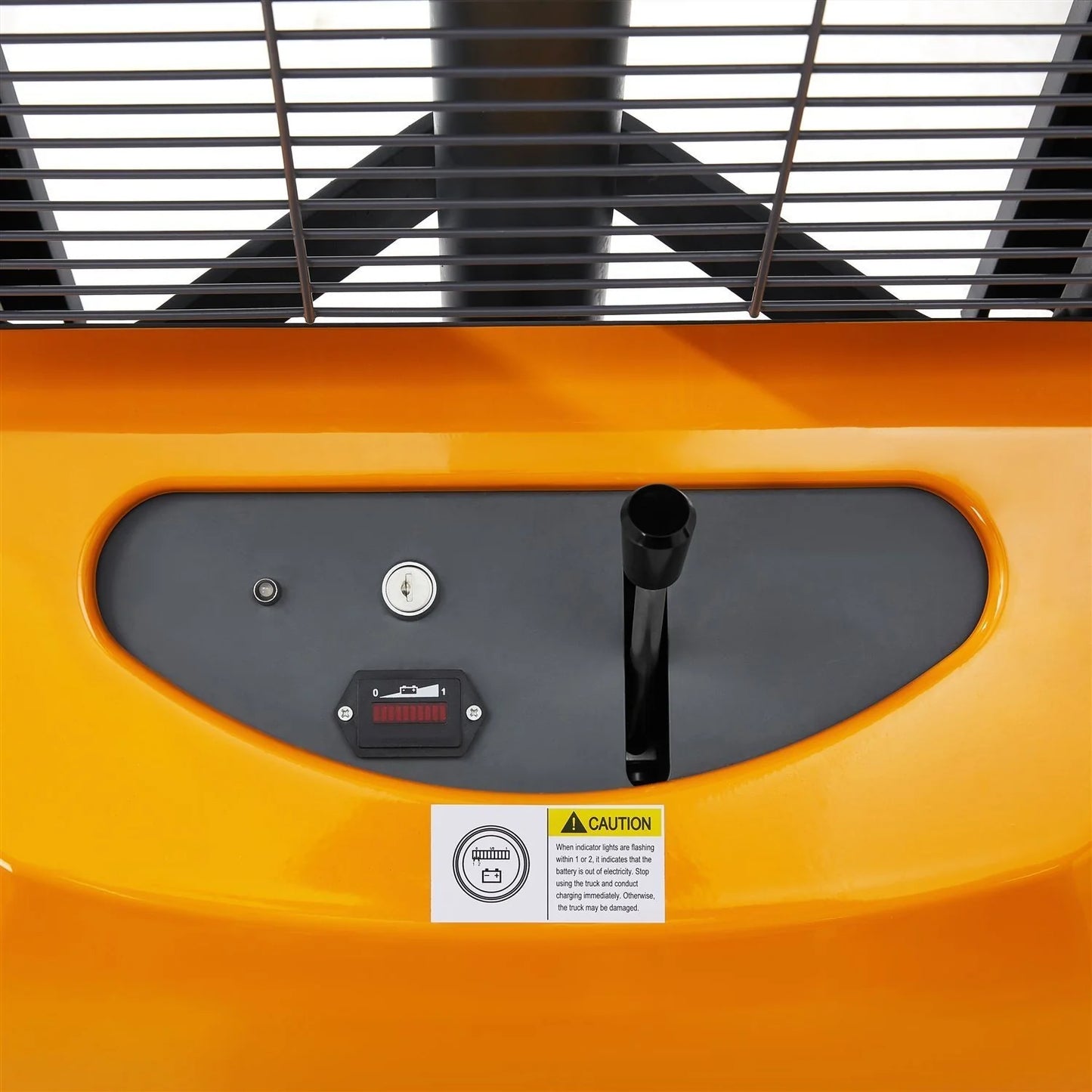 Semi-Electric Straddle Stacker A-3012 (3,300 lb) 118" Lift Height