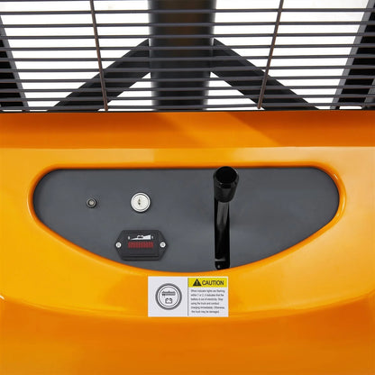 Semi-Electric Straddle Stacker A-3012 (3,300 lb) 118" Lift Height