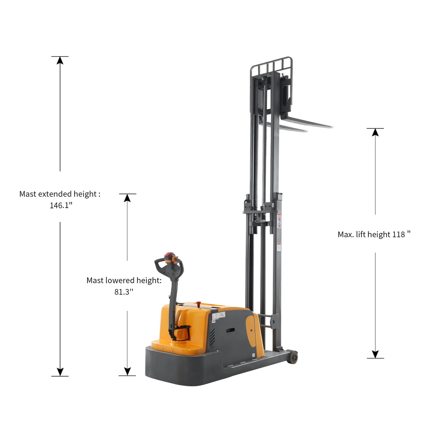 Counterbalanced Electric Stacker A-3048