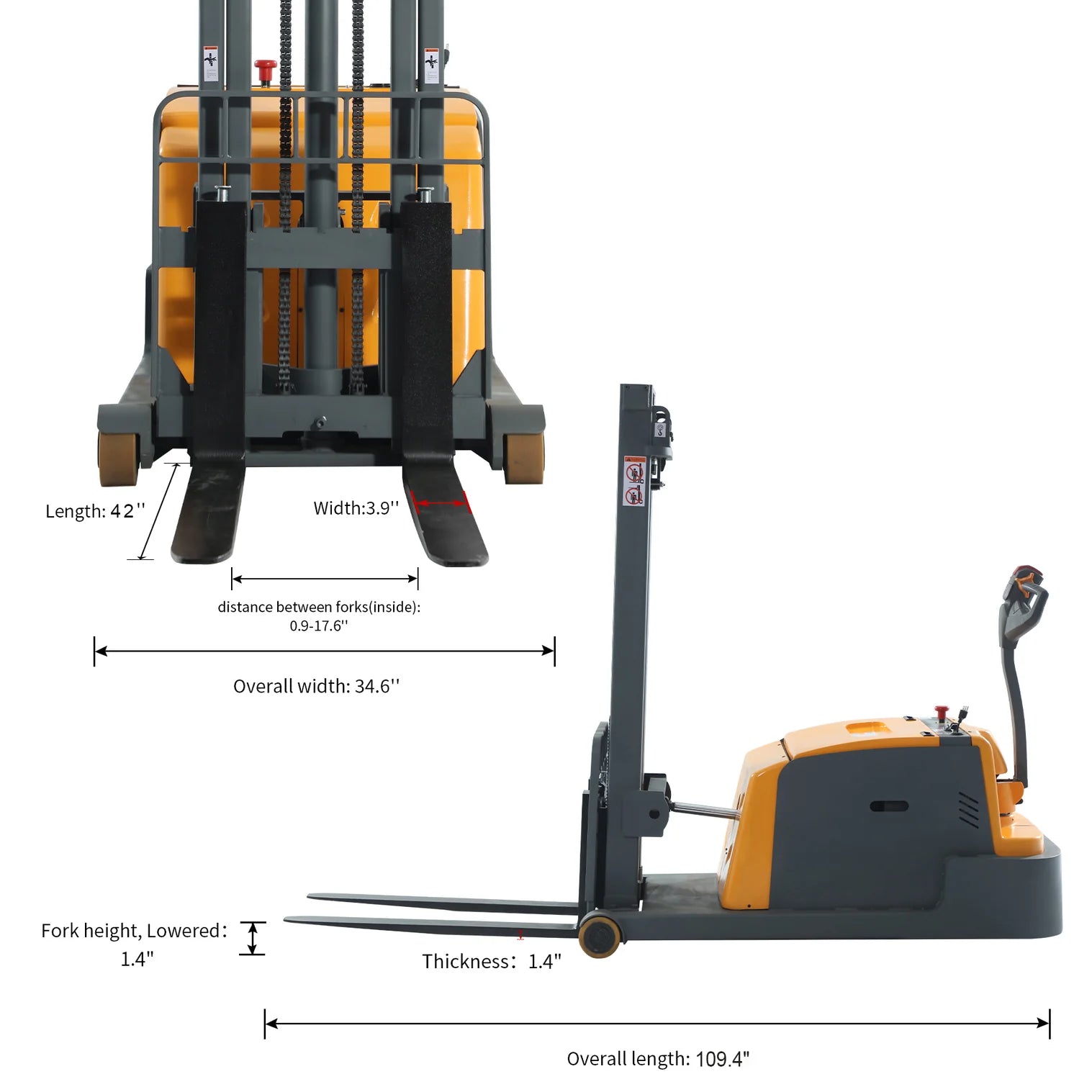 Counterbalanced Electric Stacker A-3048