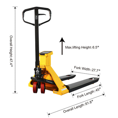 Manual Pallet Jack with Digital Scale A-1035