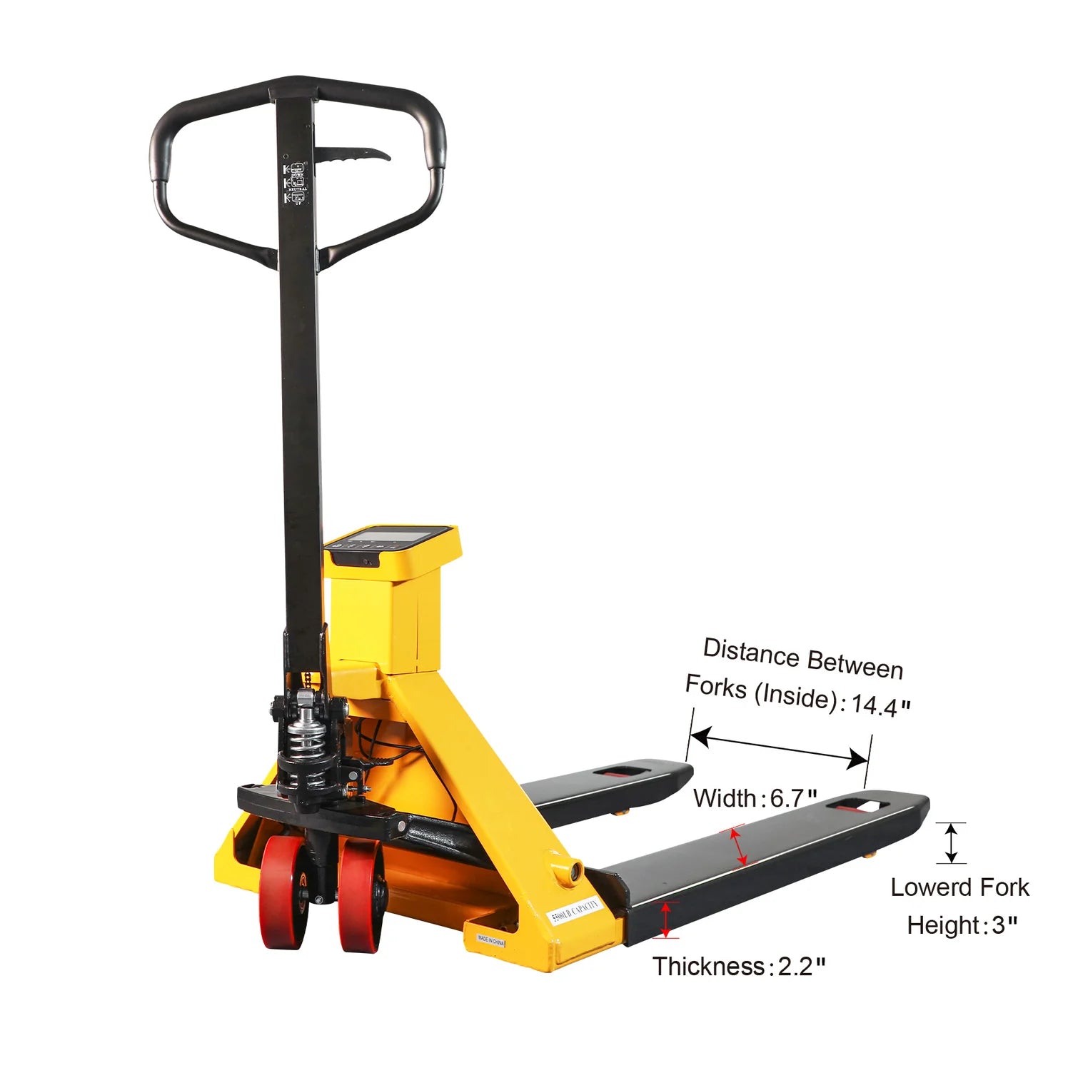 Manual Pallet Jack with Digital Scale A-1035