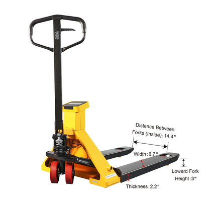 Manual Pallet Jack with Digital Scale A-1035