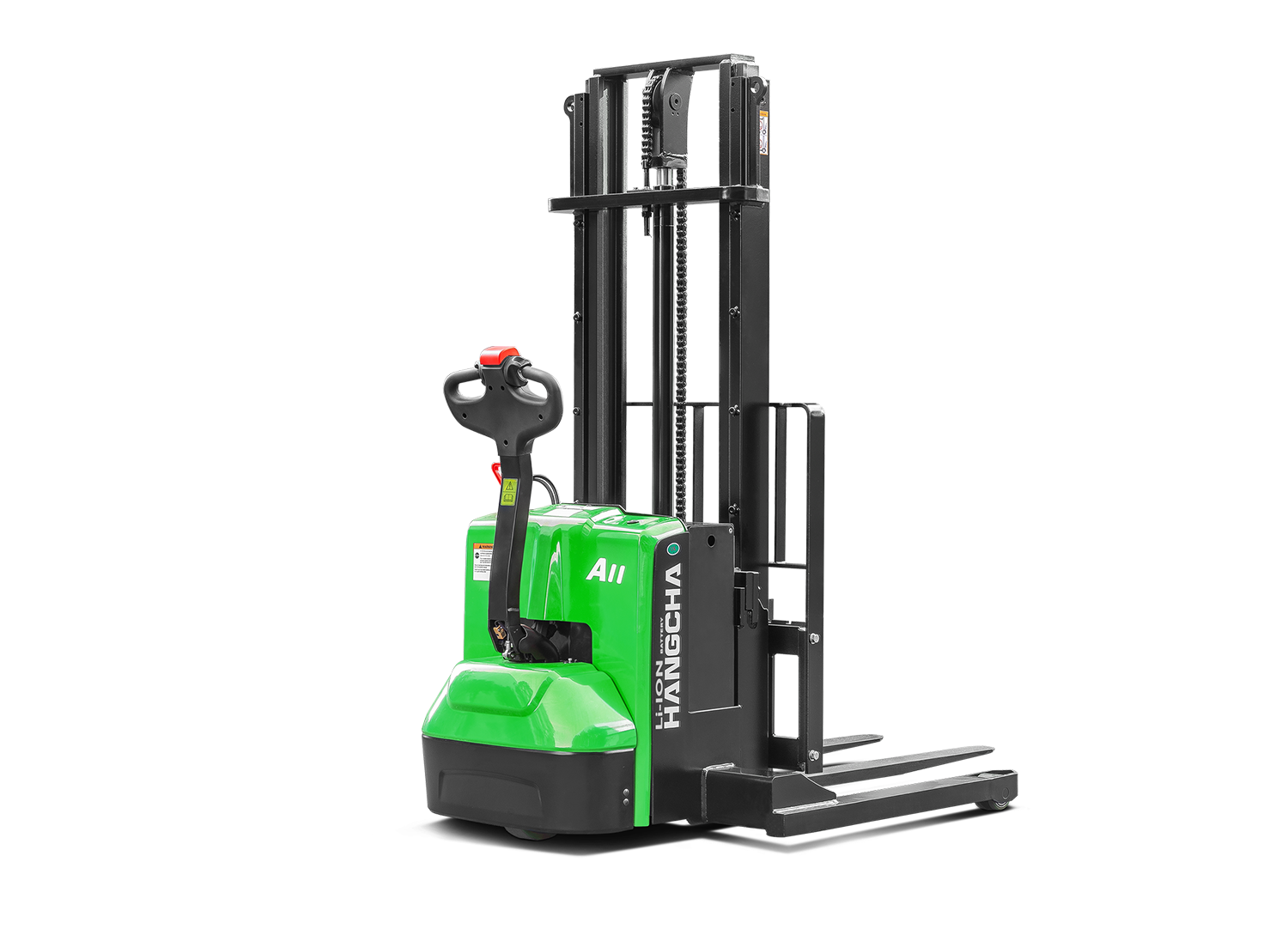 Hangcha A Series Lithium-ion Walkie Straddle Stacker (2,500 lb)