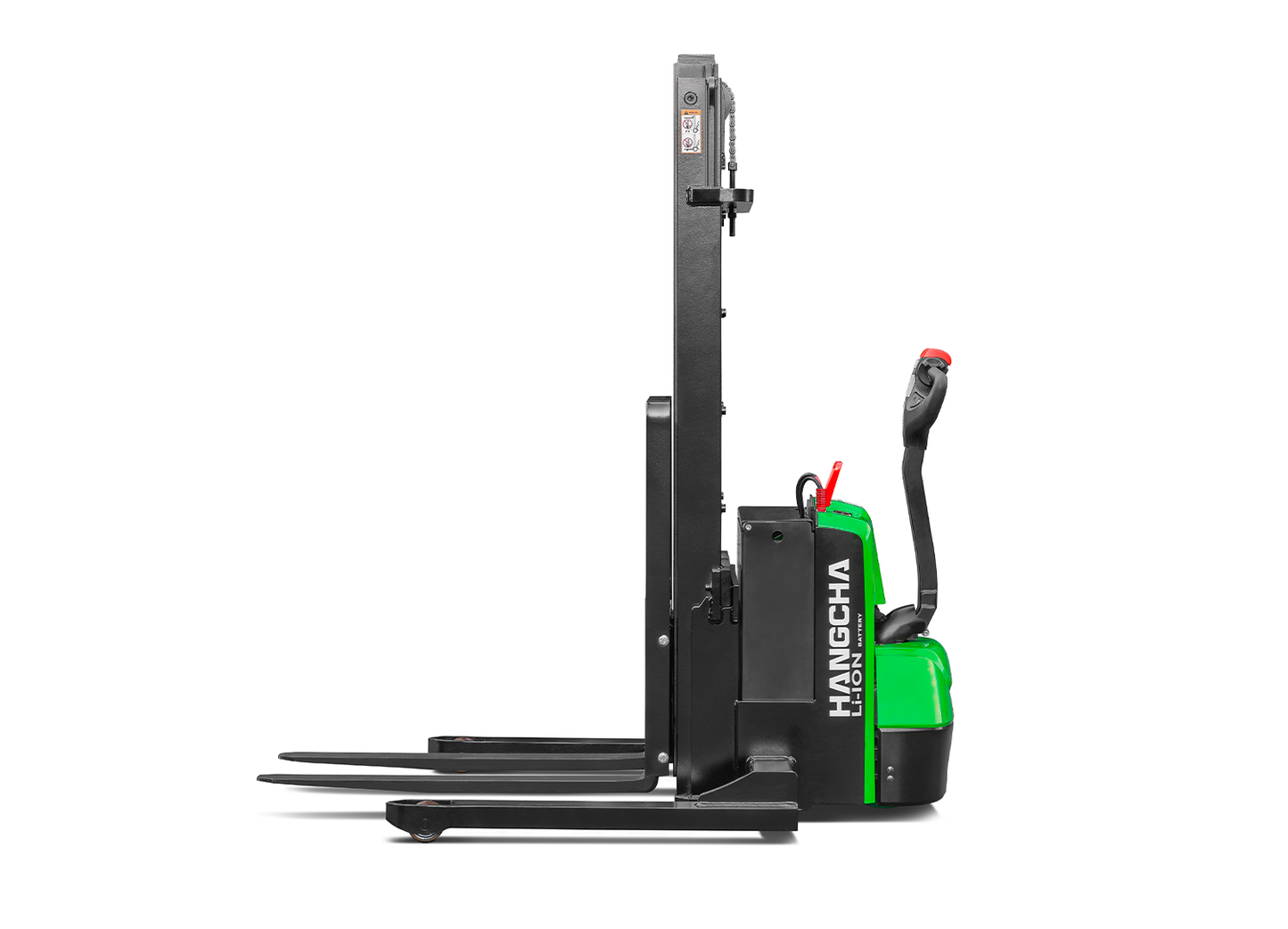 Hangcha A Series Lithium-ion Walkie Straddle Stacker (2,500 lb)