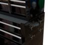 High Capacity Rolling Tool Chest with Wheels and Drawers, 8-Drawer Tool Storage Cabinet--BLACK
