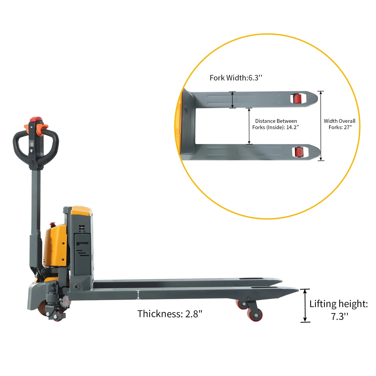 Li-ion Powered Pallet Truck A-103701 (3,300 lb)