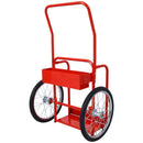 Large Dual Oxygen Tank Cart Dolly Double Cylinder Cart, 20"  pneumatic Wheels Includes two fastening belts