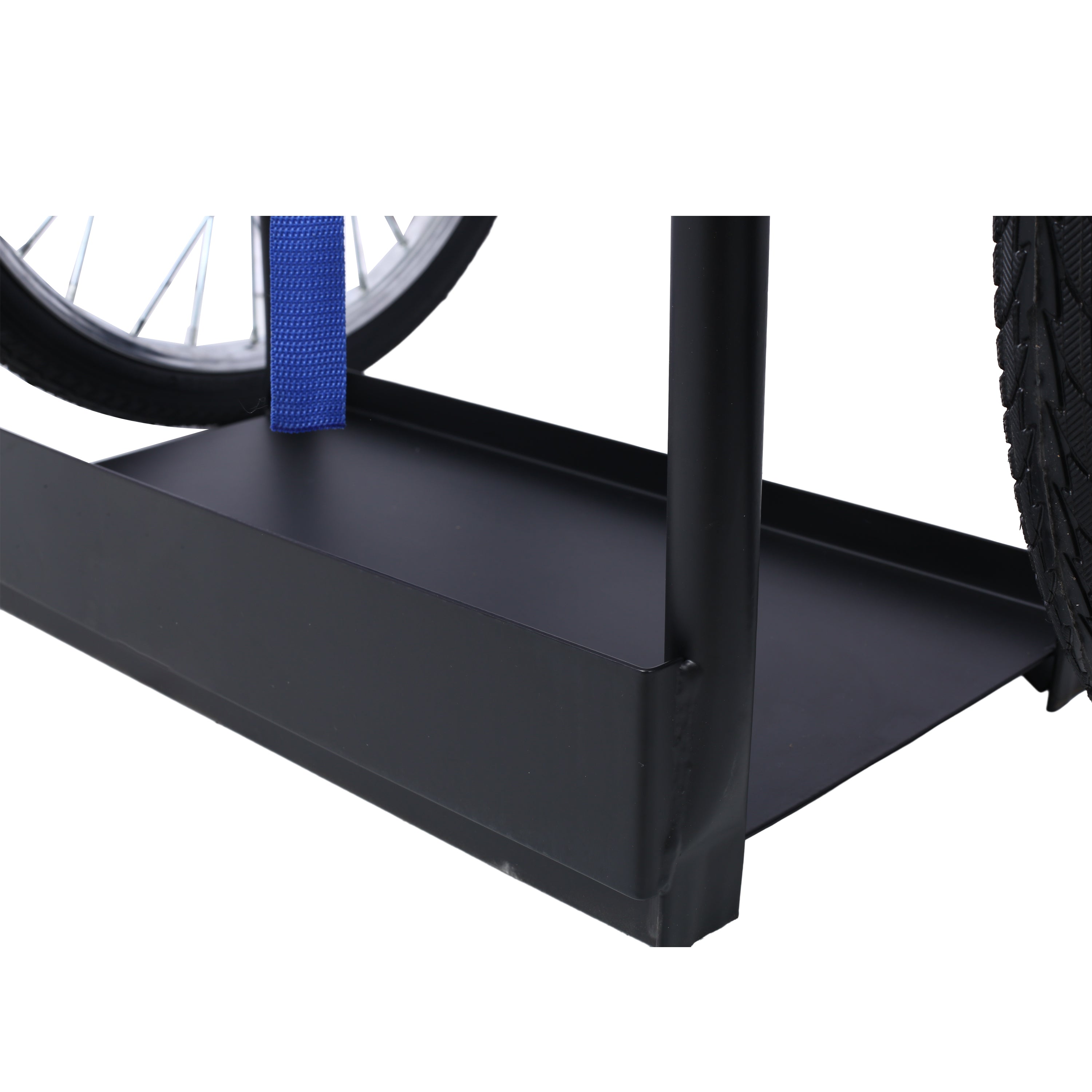Large Dual Oxygen Tank Cart Dolly Double Cylinder Cart, 20" pneumatic Wheels Includes two fastening belts ,black