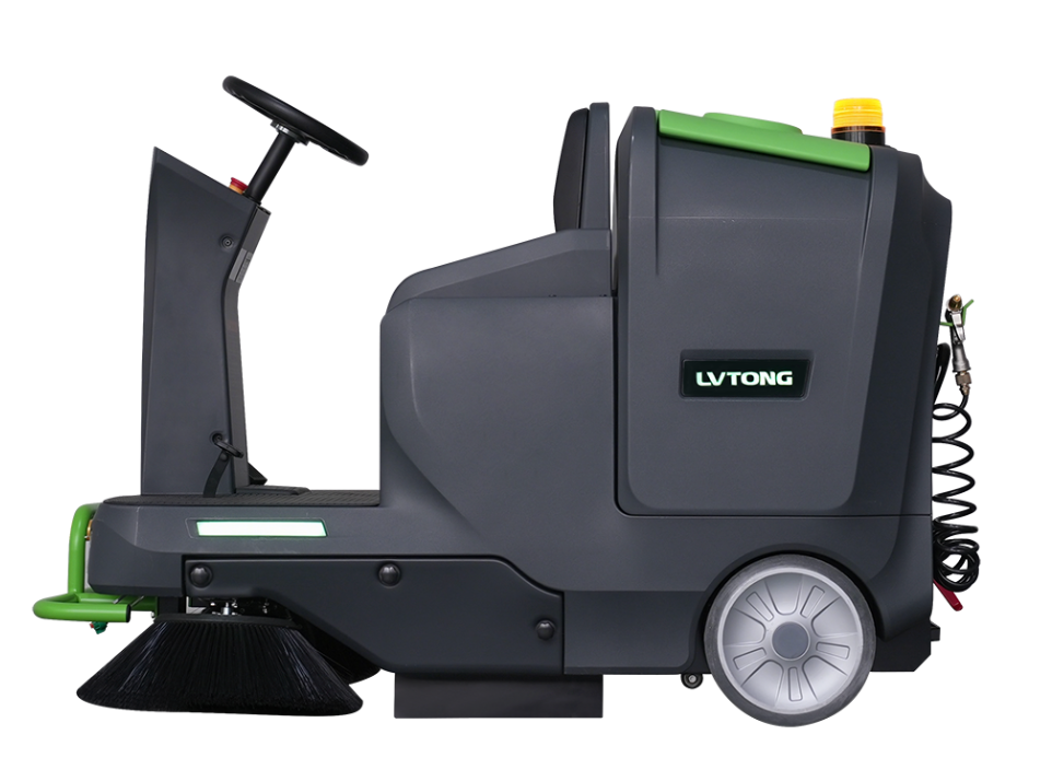 LVTONG 1350mm Lithium Battery Ride-On Floor Sweeper