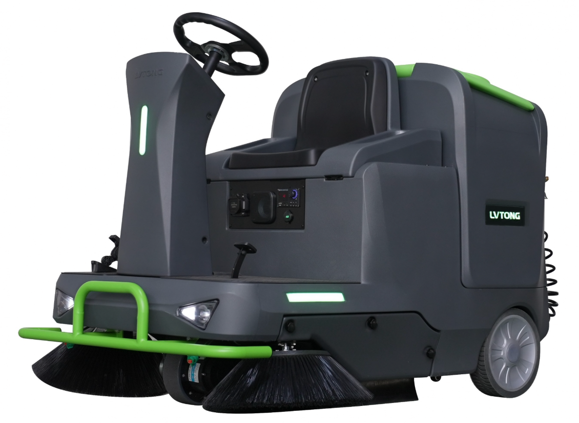 LVTONG 1350mm Lithium Battery Ride-On Floor Sweeper