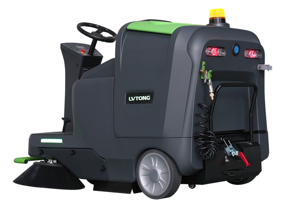 LVTONG 1350mm Lithium Battery Ride-On Floor Sweeper