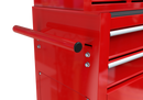 High Capacity Rolling Tool Chest with Wheels and Drawers, 8-Drawer Tool Storage Cabinet--RED