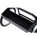 Large Dual Oxygen Tank Cart Dolly Double Cylinder Cart, 20" pneumatic Wheels Includes two fastening belts ,black