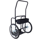 Large Dual Oxygen Tank Cart Dolly Double Cylinder Cart, 20" pneumatic Wheels Includes two fastening belts ,black