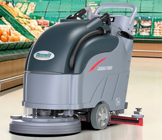 Cleanwill 20-Inch Lead-Acid Battery Walk-Behind Floor Scrubber