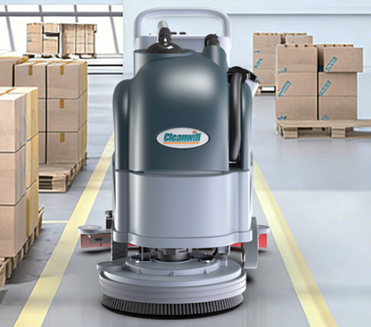 Cleanwill 20-Inch Lead-Acid Battery Walk-Behind Floor Scrubber