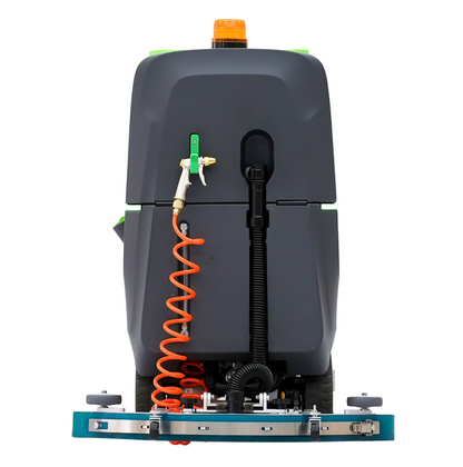LVTONG 22-Inch Lithium Battery Ride-On Floor Scrubber (Single Brush)