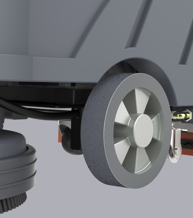 Cleanwill 20-Inch Lead-Acid Battery Walk-Behind Floor Scrubber