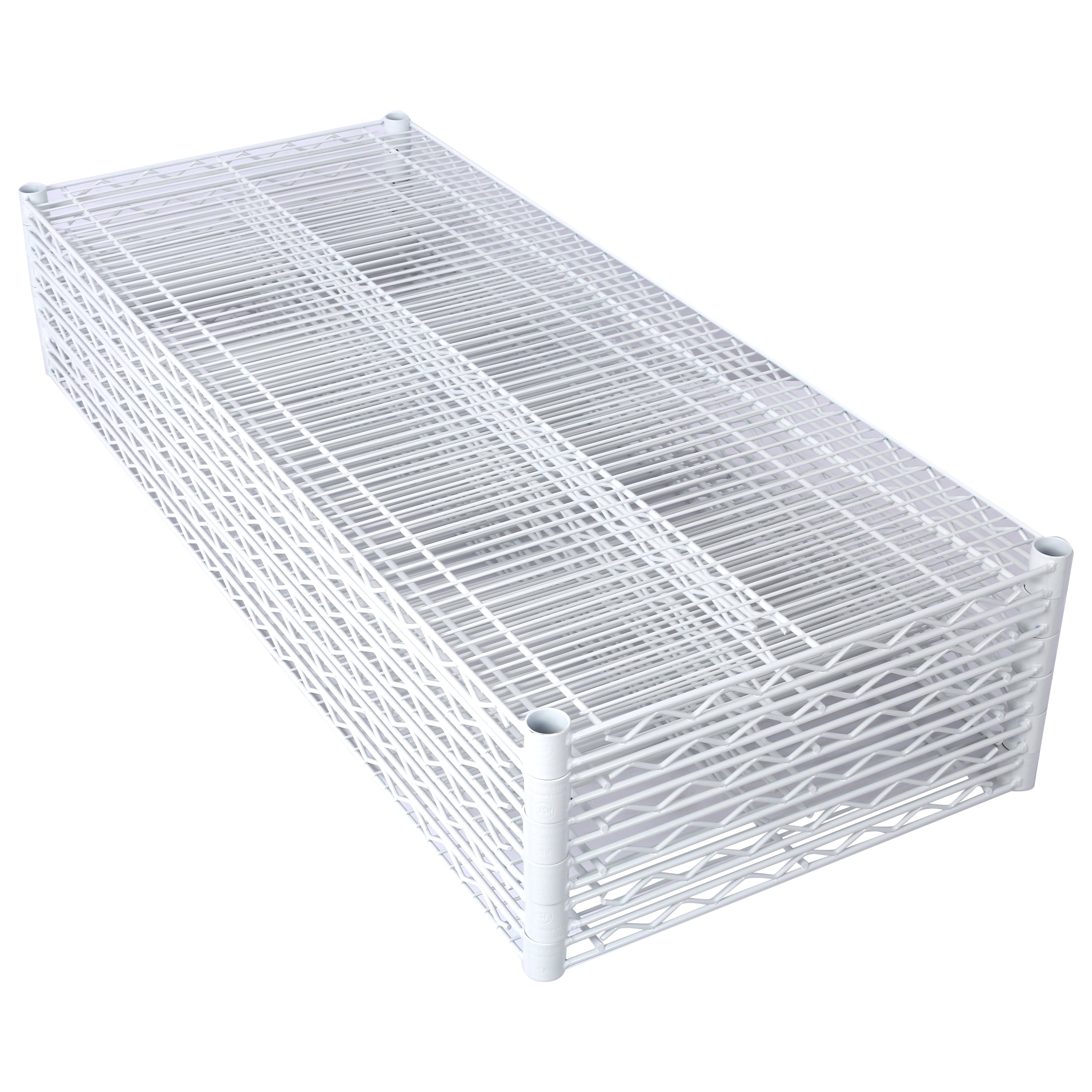 6 Tier 6000lbs Capacity NSF Metal Shelf Wire Shelving Unit, Heavy Duty Adjustable Storage Rack with Wheels & Shelf Liners