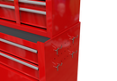 High Capacity Rolling Tool Chest with Wheels and Drawers, 8-Drawer Tool Storage Cabinet--RED