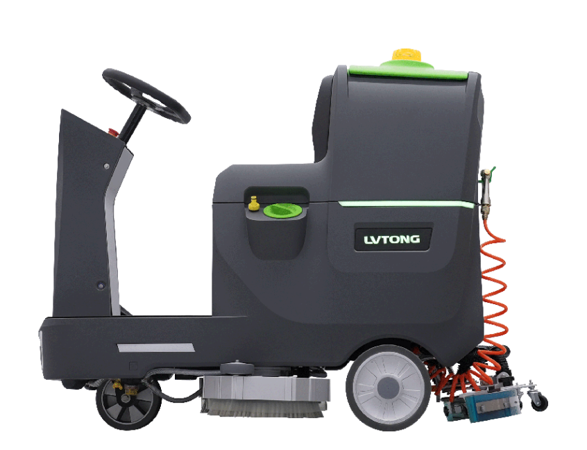 LVTONG 2*14-Inch Lithium Battery Ride-On Floor Scrubber (Double Brushes)