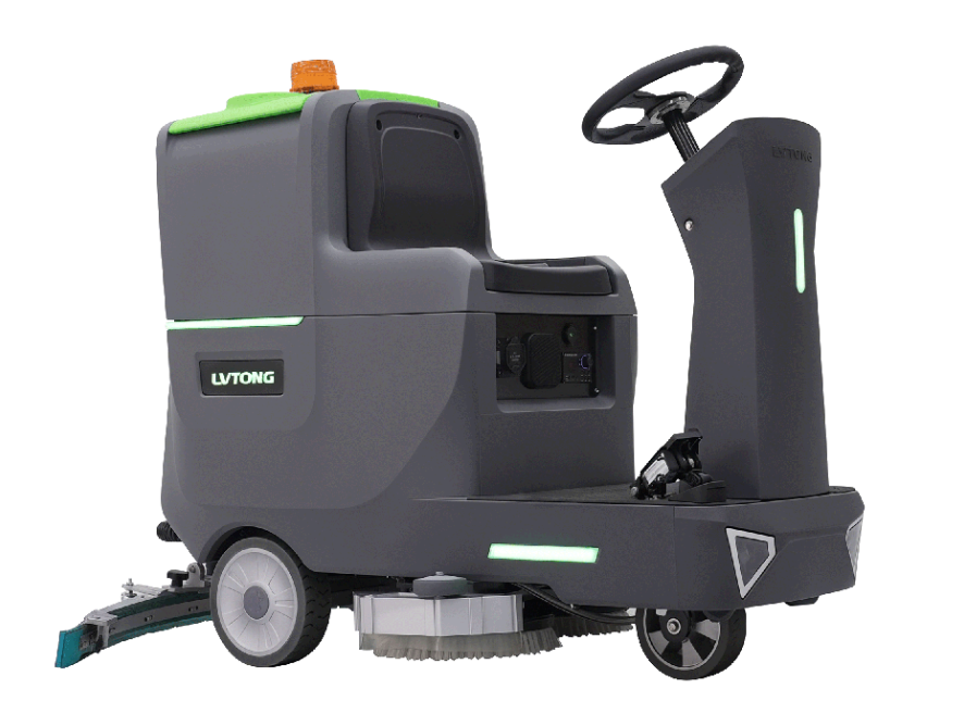 LVTONG 2*14-Inch Lithium Battery Ride-On Floor Scrubber (Double Brushes)