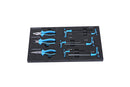 4 Drawers Tool Cabinet with Tool Sets-BLACK