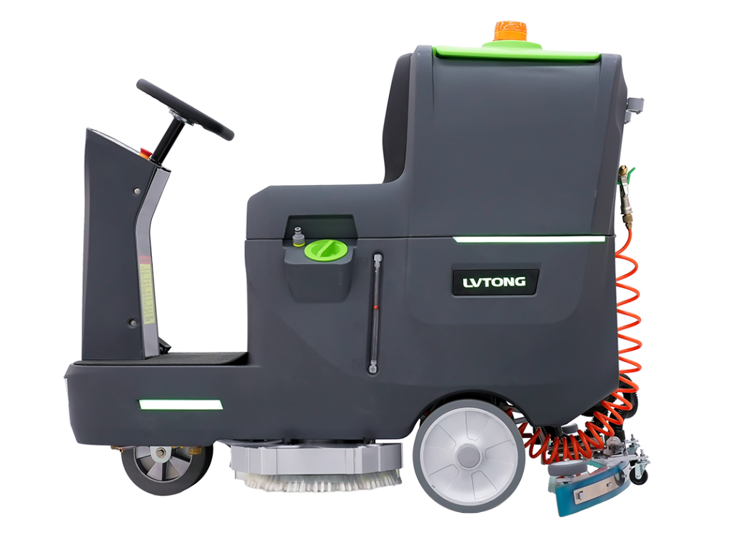 LVTONG 2*17-Inch Lithium Battery Ride-On Floor Scrubber (Double Brushes)