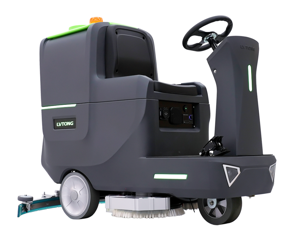 LVTONG 2*17-Inch Lithium Battery Ride-On Floor Scrubber (Double Brushes)