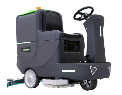 LVTONG 2*17-Inch Lithium Battery Ride-On Floor Scrubber (Double Brushes)