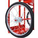 Large Dual Oxygen Tank Cart Dolly Double Cylinder Cart, 20"  pneumatic Wheels Includes two fastening belts