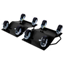 Car Dolly, Heavy Duty Wheel Dolly,4 Tire Wheel Dolly Car Stakes 6000lbs Capacity,Black