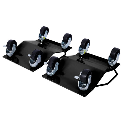 Car Dolly, Heavy Duty Wheel Dolly,4 Tire Wheel Dolly Car Stakes 6000lbs Capacity,Black