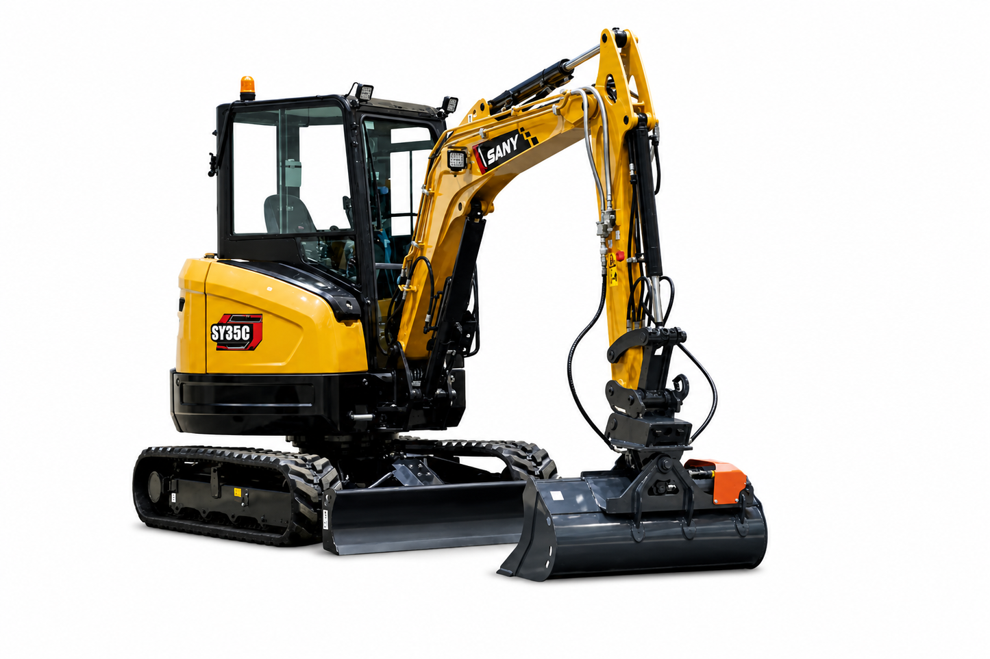 SANY SY35C 3.5Ton Mini Excavator | Yanmar 3TNV88F Engine | GPS & Aux Hydraulics