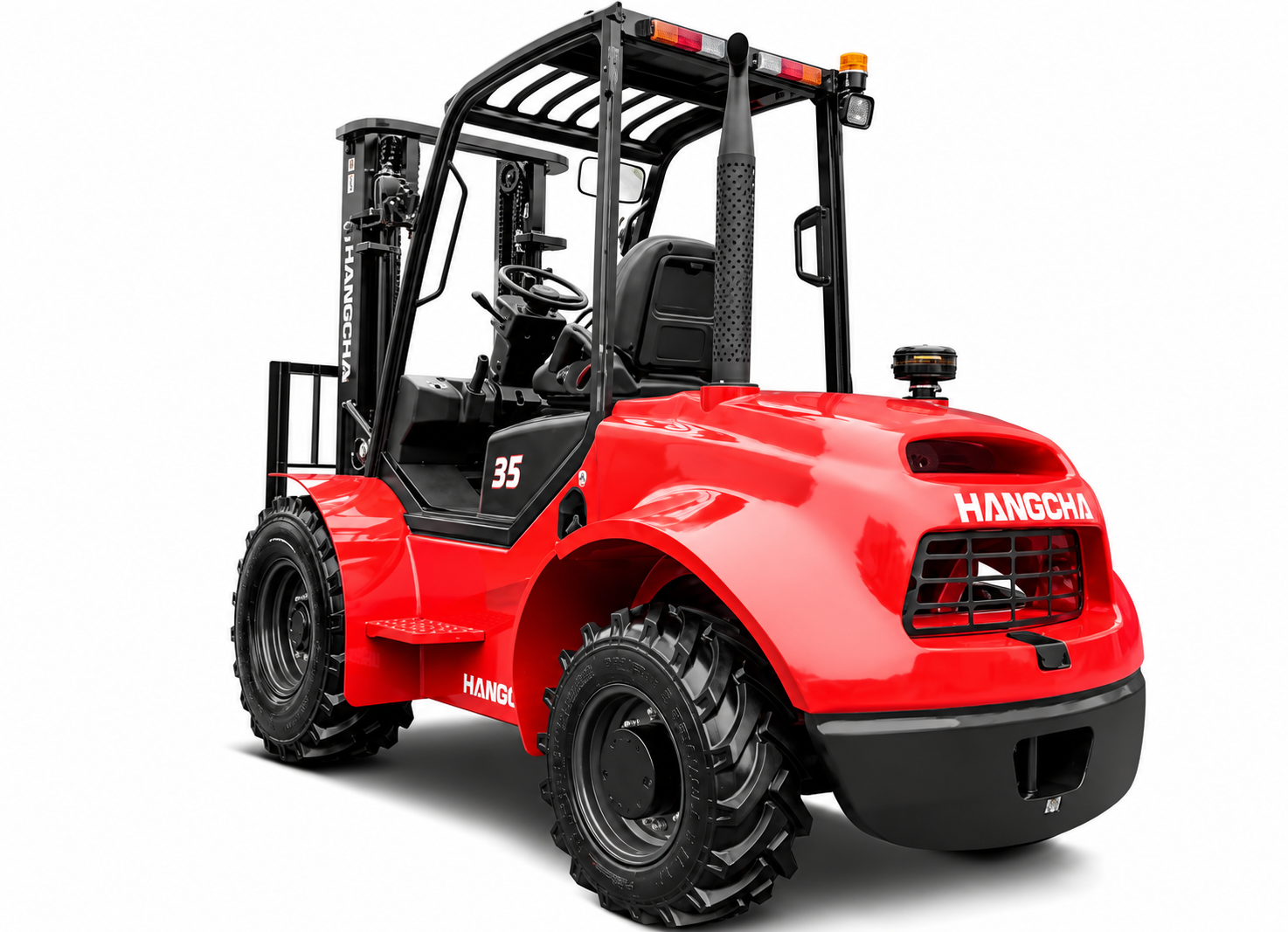 Hangcha Four-Wheel Drive Rough Terrain Forklift (5,000–7,000 lb)
