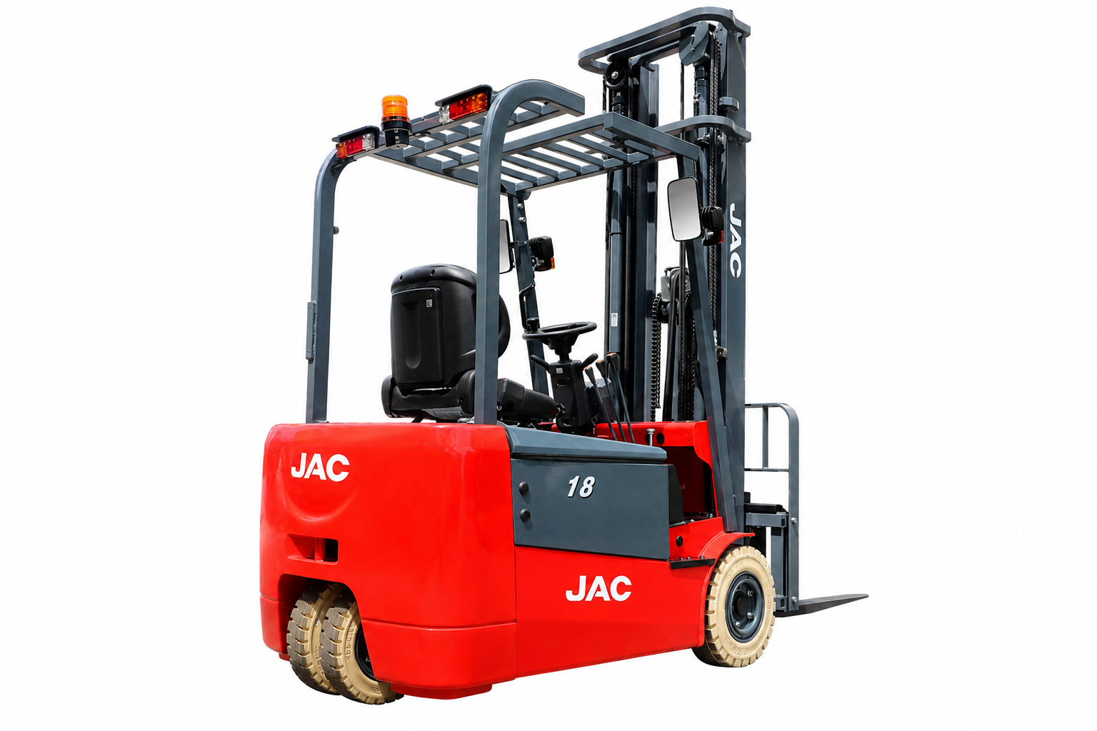 JAC CPD18SA3 3-Wheel Electric Forklift (4,000 lb)