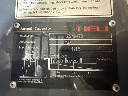 Used Heli Propane Forklift (11,000 lb)