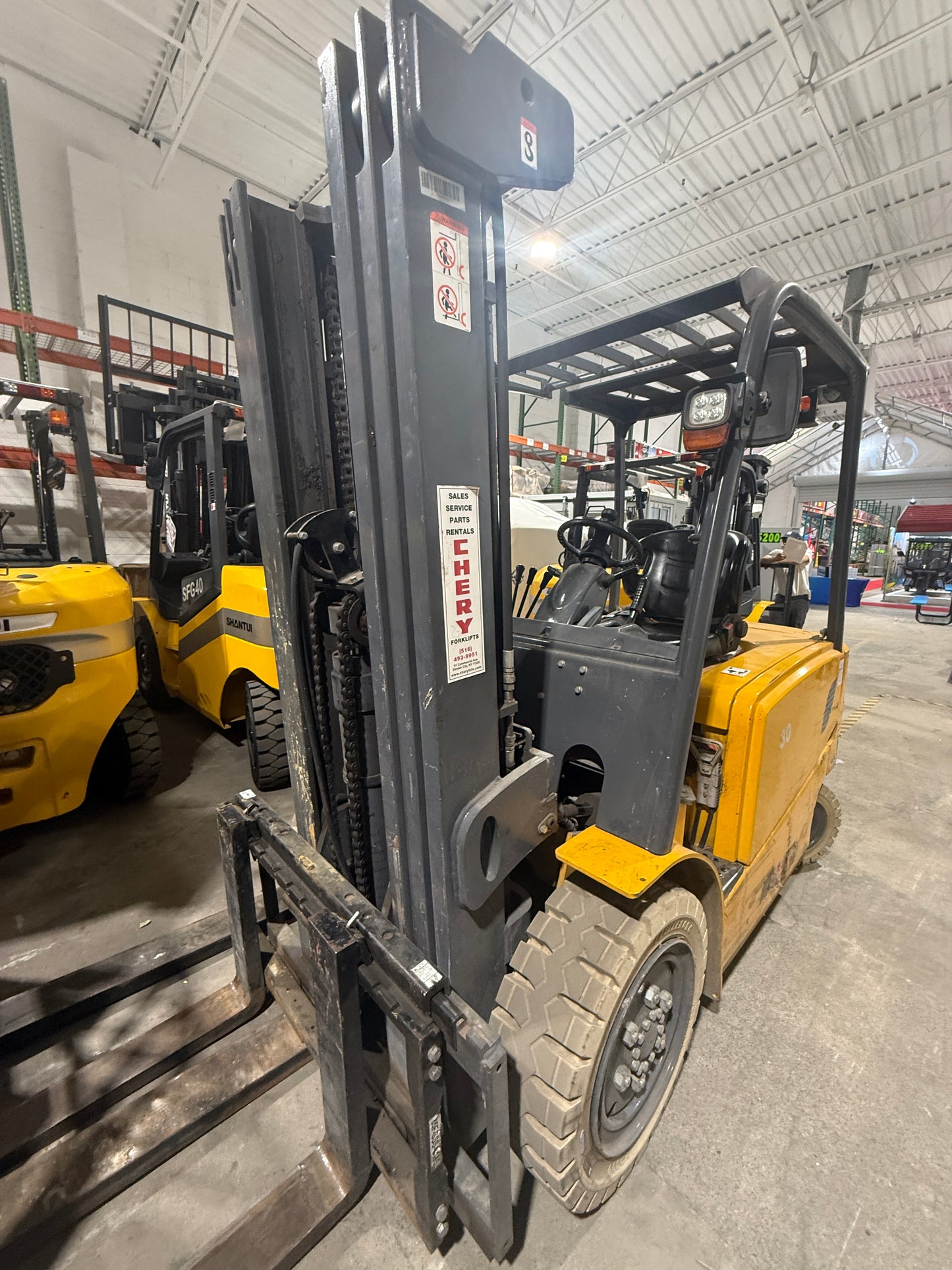 Used Chery Electric Forklift (6,600 lb)