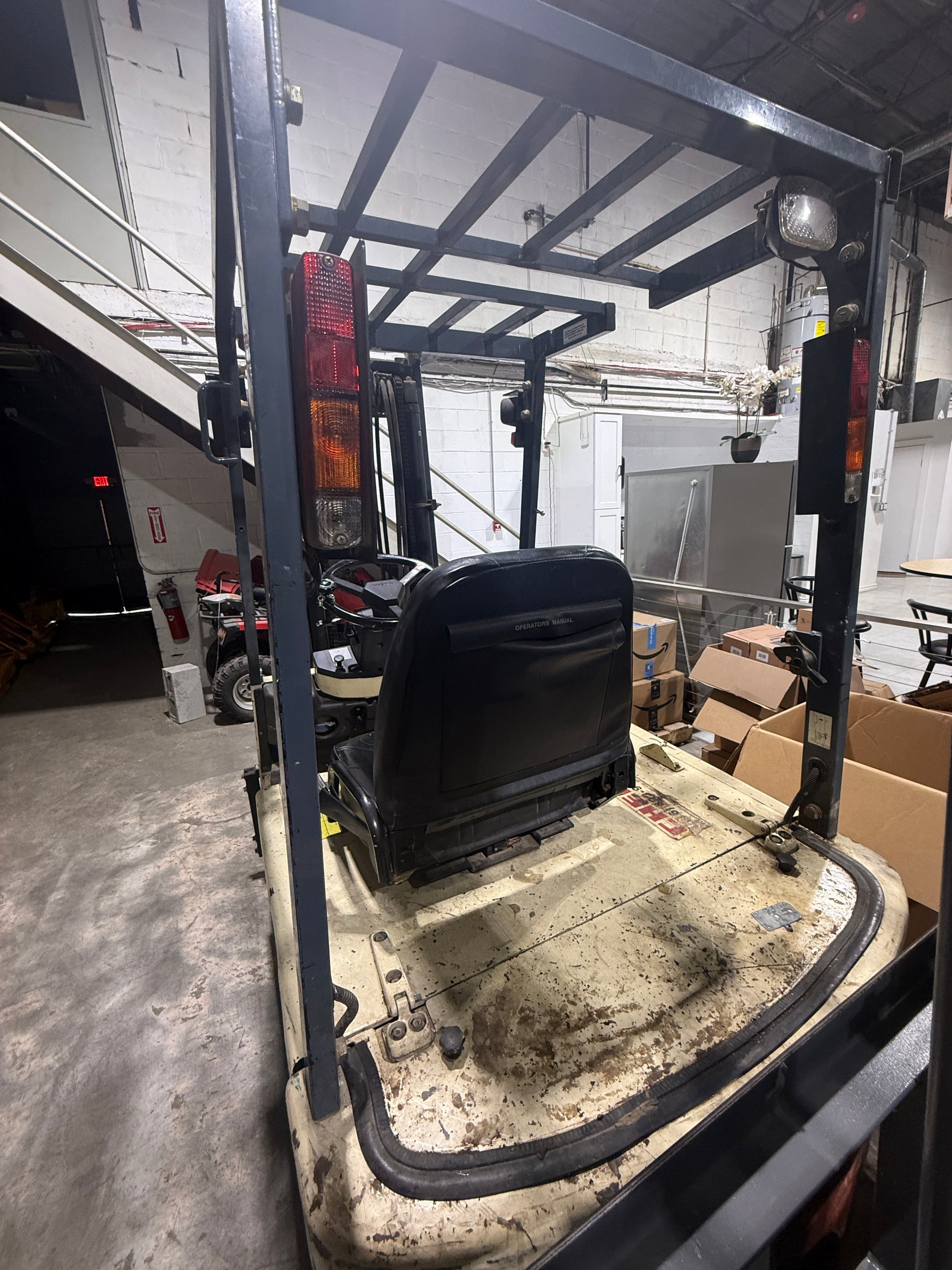 Used Nissan 3-Wheel Electric Forklift (3,300 lb)