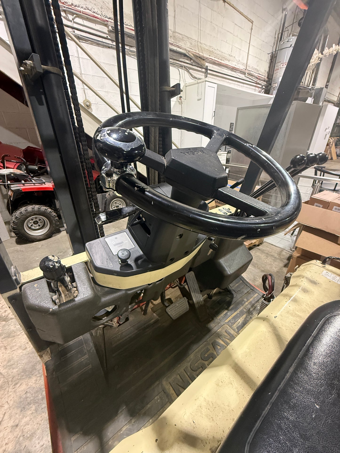 Used Nissan 3-Wheel Electric Forklift (3,300 lb)