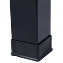 Products Elevated Mobile Raised Metal Planter Garden Bed for Backyard, Patio Wheels, Lower Shelf