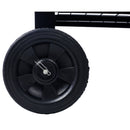Products Elevated Mobile Raised Metal Planter Garden Bed for Backyard, Patio Wheels, Lower Shelf