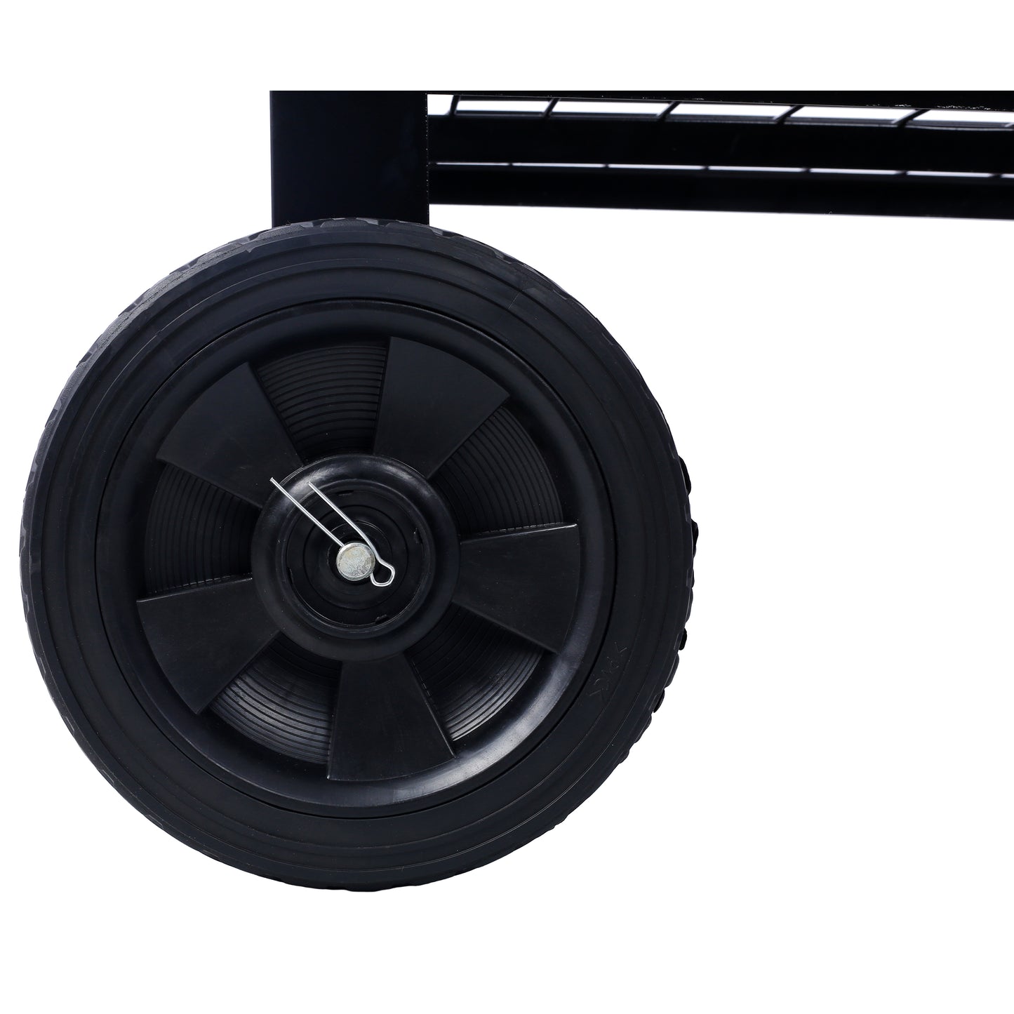 Products Elevated Mobile Raised Metal Planter Garden Bed for Backyard, Patio Wheels, Lower Shelf